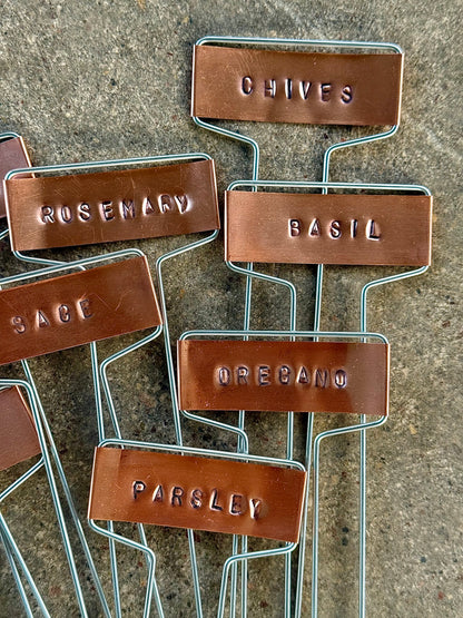 Herb Garden Markers