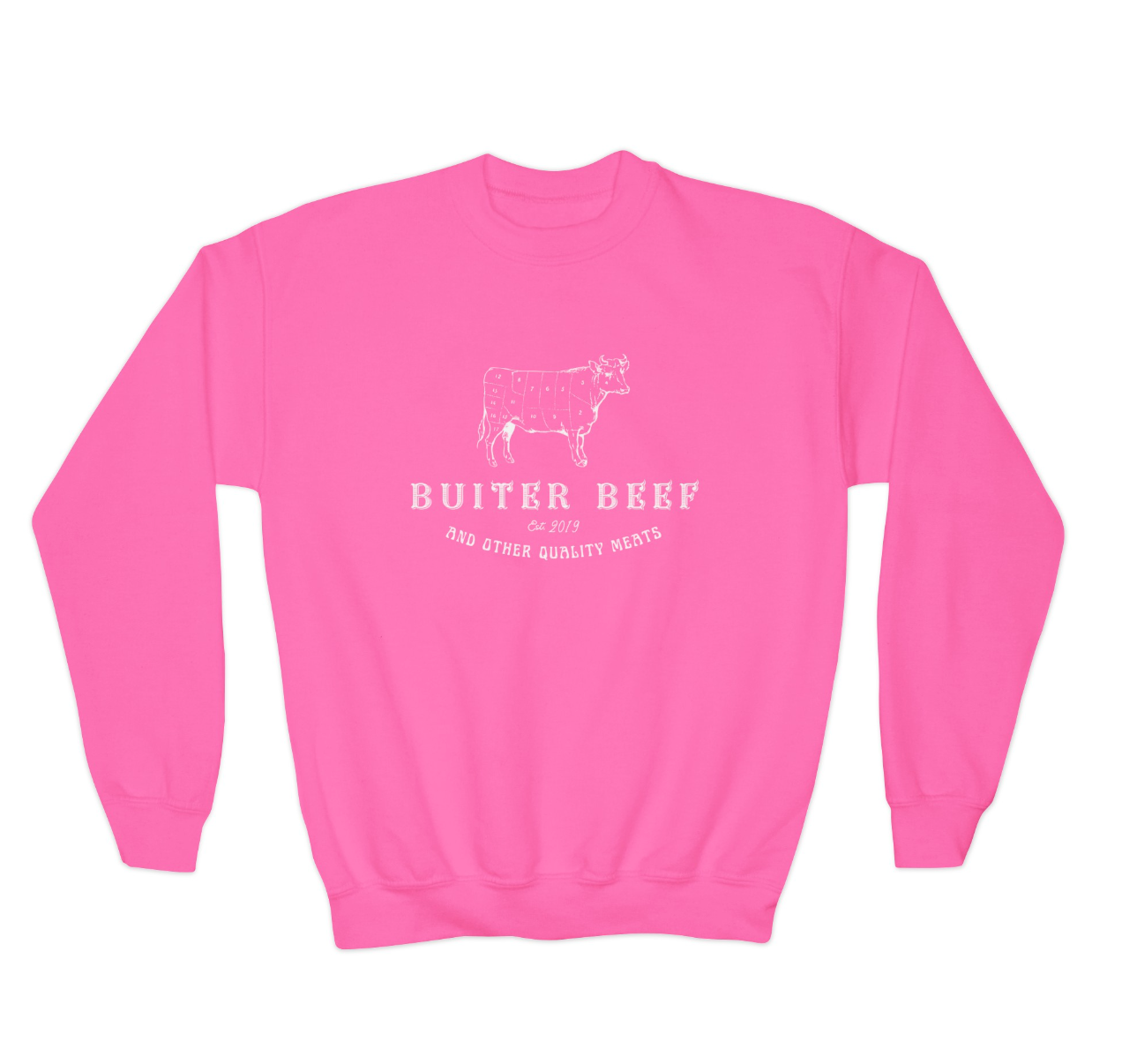 Buiter Beef Crewneck Sweatshirt- Youth