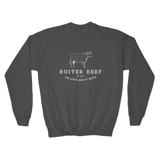 Buiter Beef Crewneck Sweatshirt- Youth